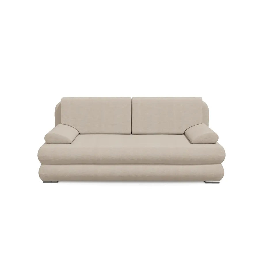 canapea extensibila saltea relaxa 3 locuri culoare crem enjoy lux leni agache