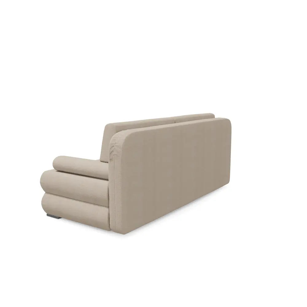 canapea extensibila saltea relaxa 3 locuri culoare crem enjoy lux leni agache spate