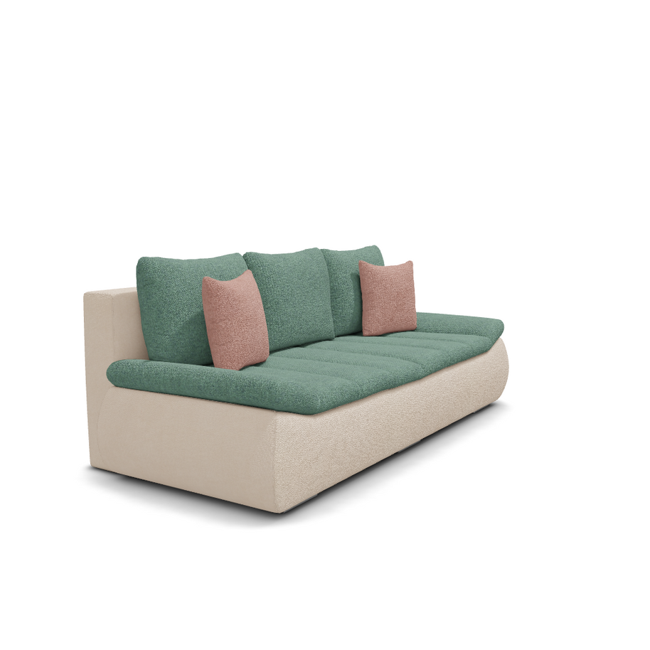Canapea fara brate moderna rotunjita ondulata Alma Premium 2