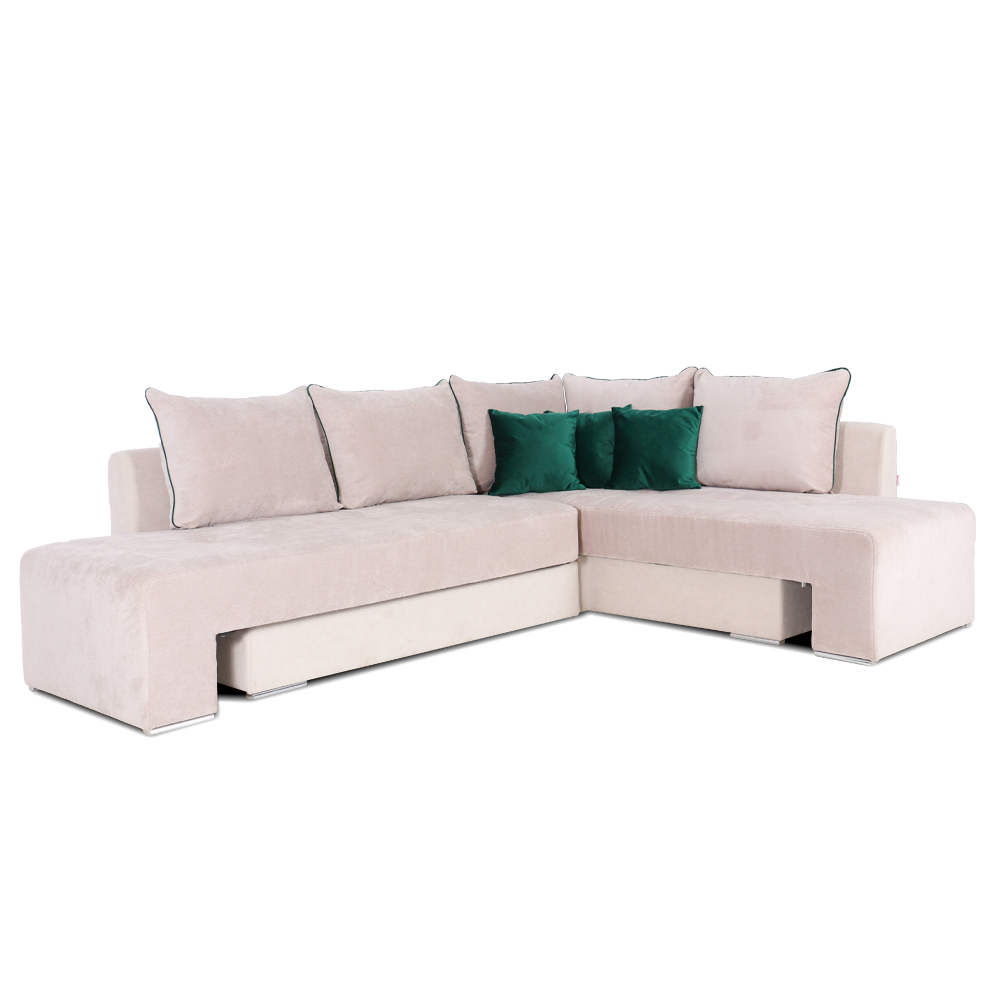Coltar extensibil RELAXA cu lada Chere Inox Material Special