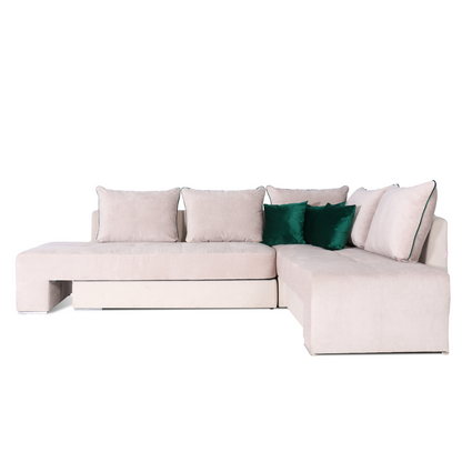 Coltar extensibil RELAXA cu lada Chere Inox Material Special