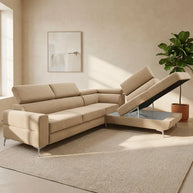 Coltar Natasha Extensibil cu Tetiere Material Practic Agache