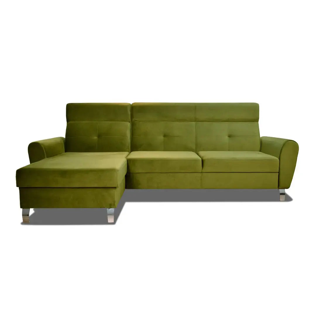 Coltar extensibil cu tetiere Roma Catifea EasyClean 1