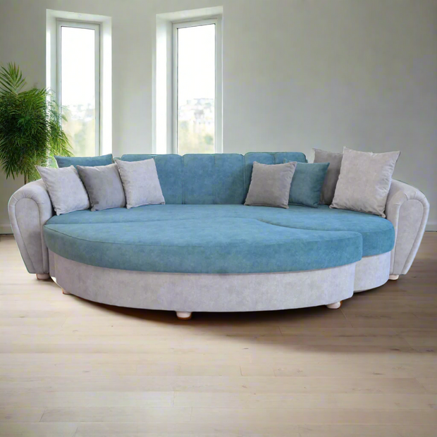 Canapea rotunda cu design deosebit Romanita Agache