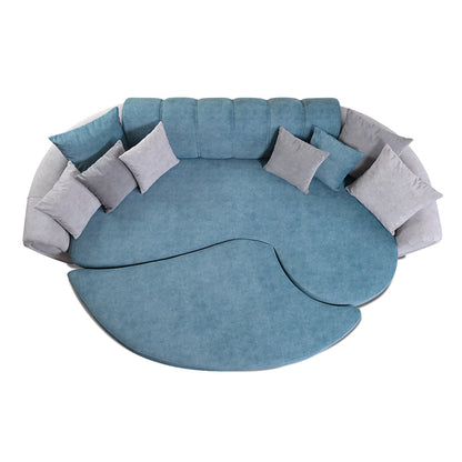 Canapea rotunda cu design deosebit Romanita